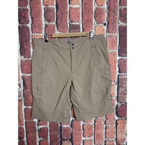Royal Robbins Men’s Beige Nylon Outdoor Shorts Size 38 With Pockets